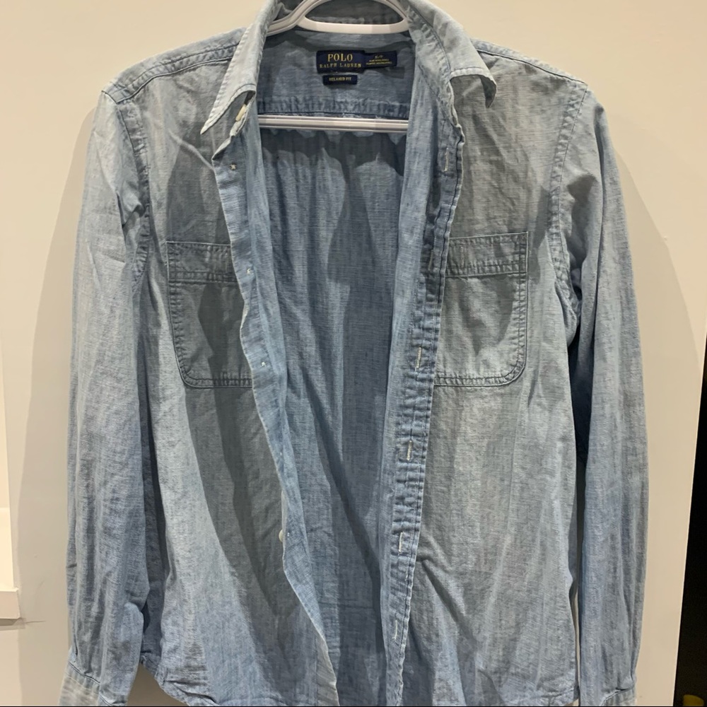 ralph lauren polo denim flannel